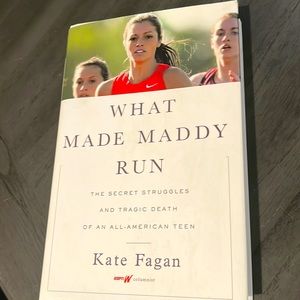 “What made maddy run” by kate fagan hardcover book